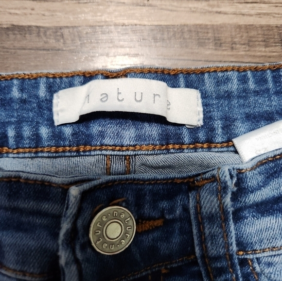 KanCan Nature Button Fly Jeans Size 25 Inseam 27 Distressed Vi… - Picture 4 of 9